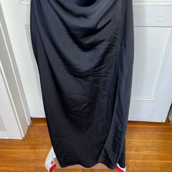 Princess Polly MARLISA STRAPLESS MAXI DRESS BLACK Nwot Size 4 - Picture 4 of 9